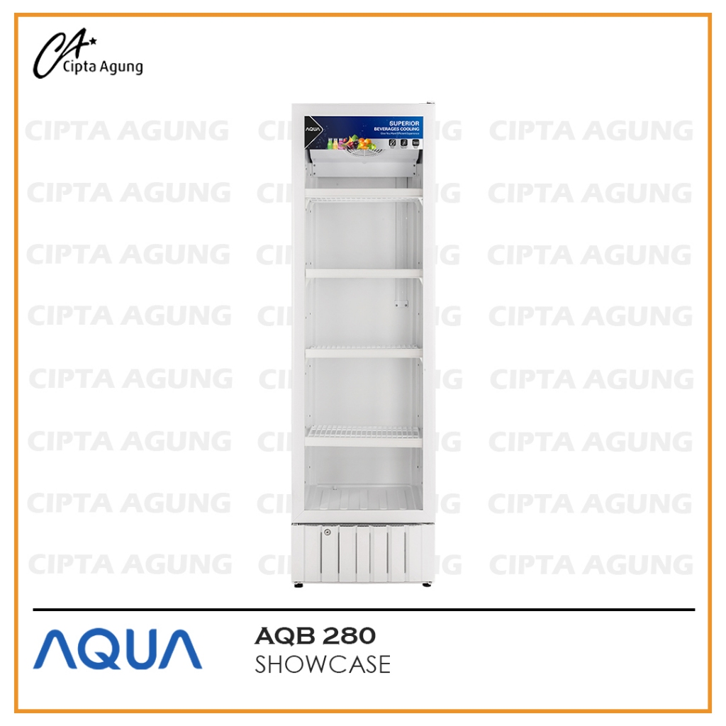 AQUA SHOWCASE 258 LITER DISPLAY COOLER AQB-280 / AQB 280