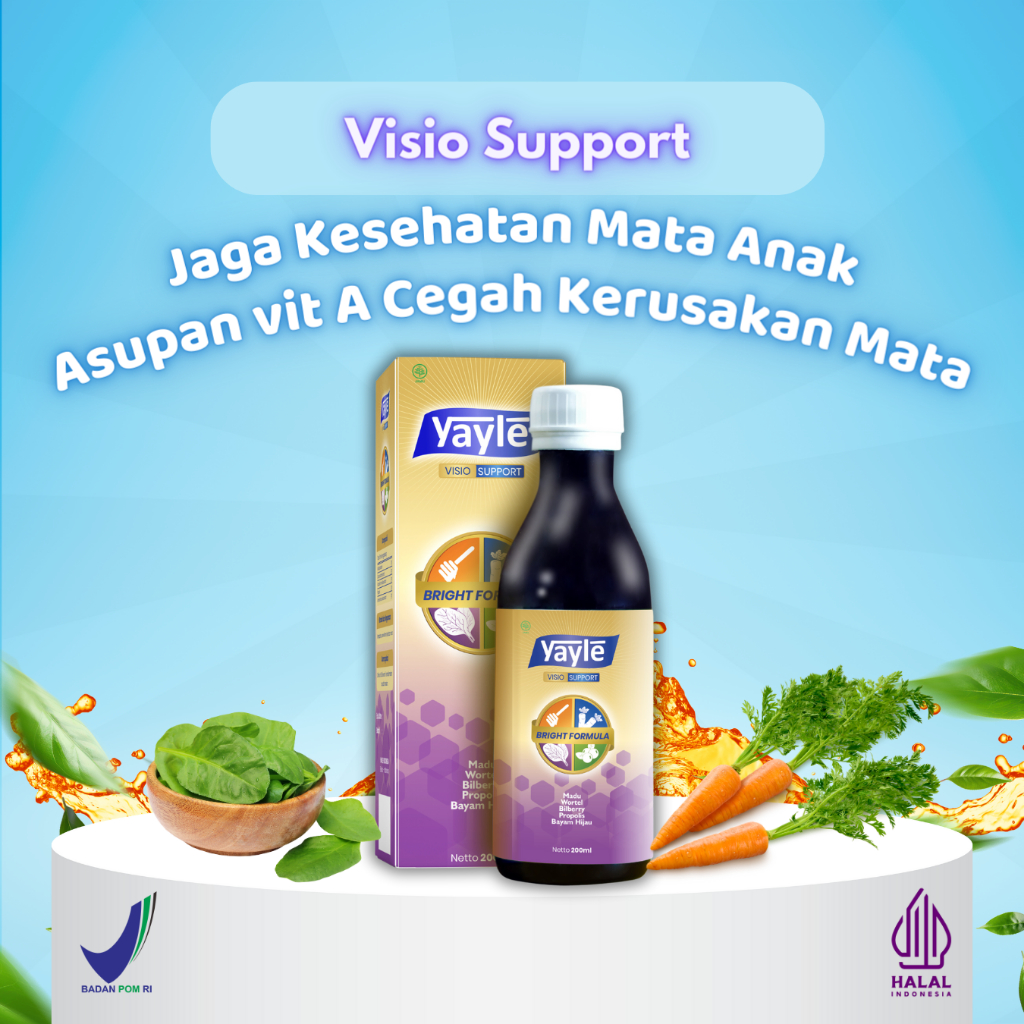 Yayle Visio Support Vitamin Kesehatan Mata Anak