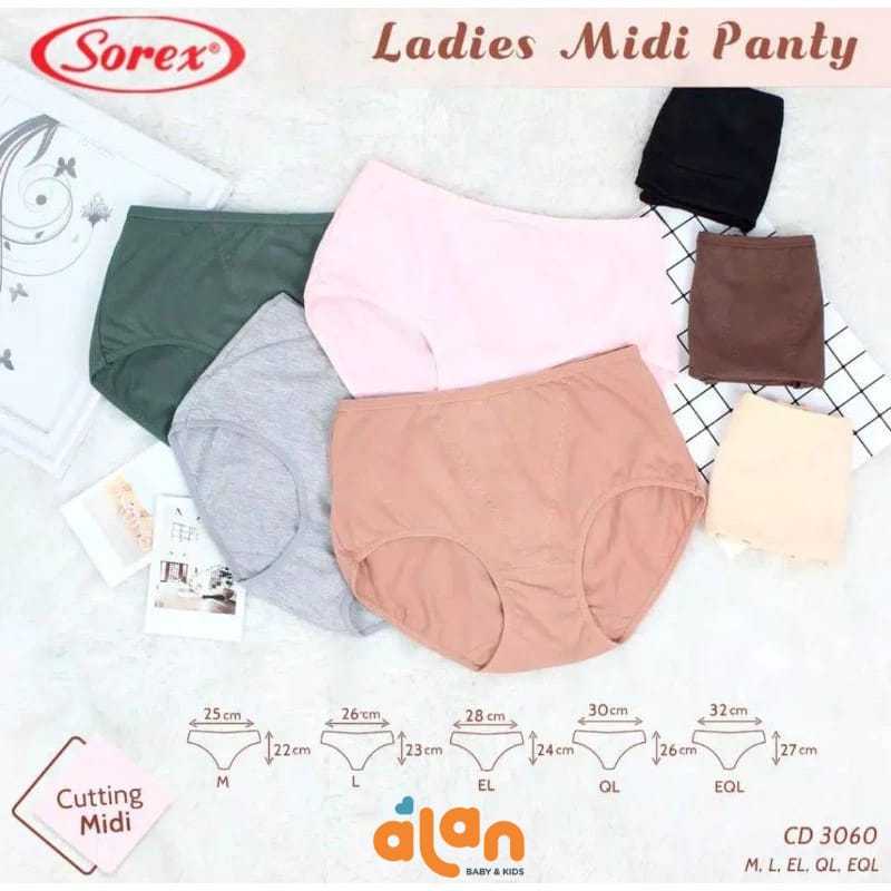 Sorex 3060F Celana Dalam Coolmax Perempuan (SRX-3060/3)