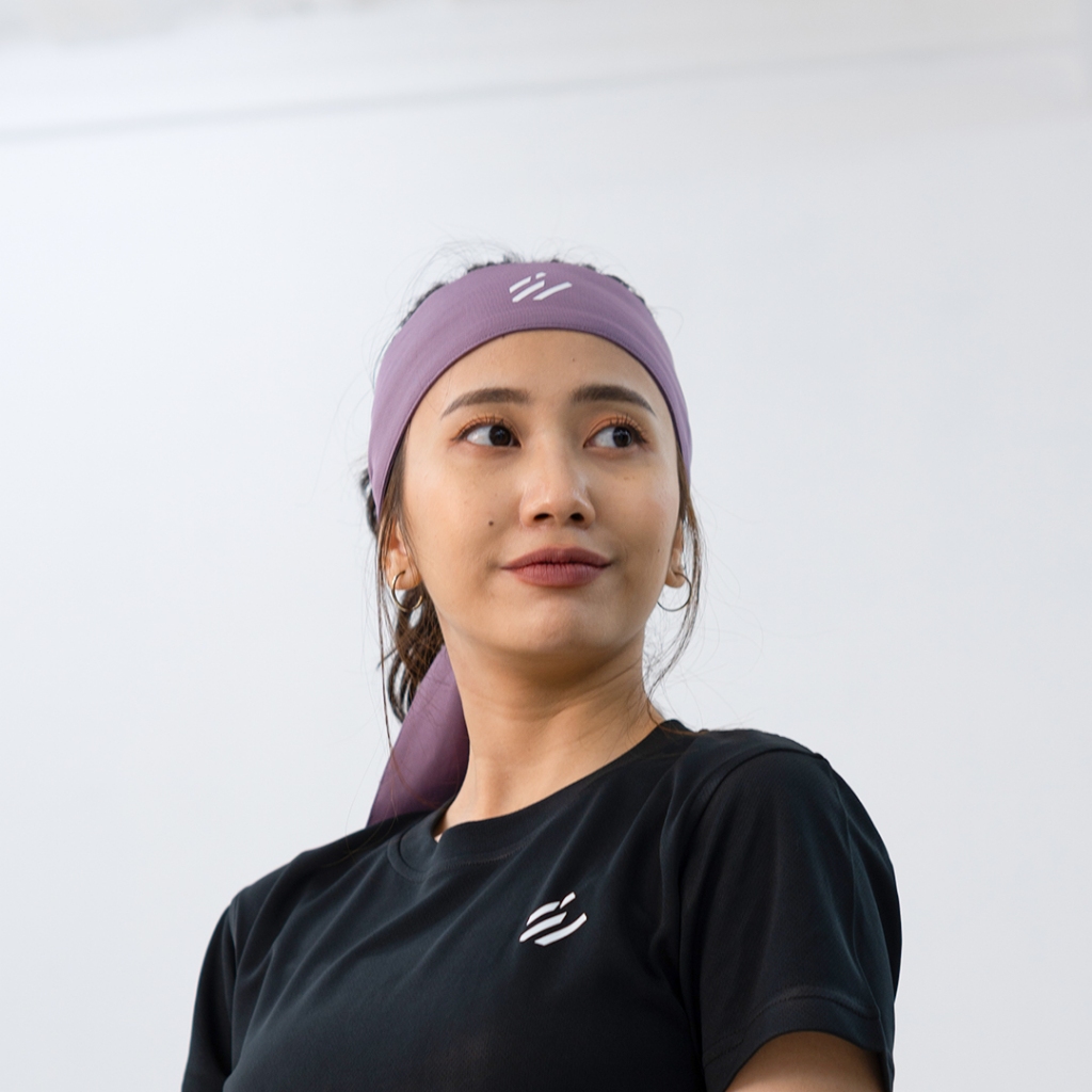 Eternity Sport Headband Bandana / Ikat Kepala Ikat Rambut Olaraga Pria Wanita Unisex - Lilac