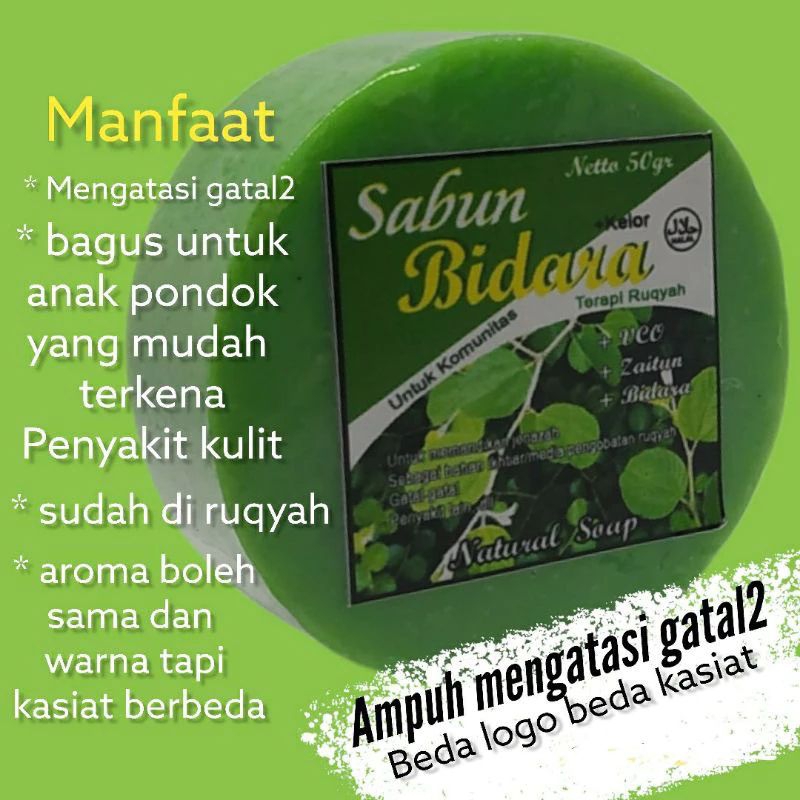 Sabun Bidara Plus Kelor 50gr