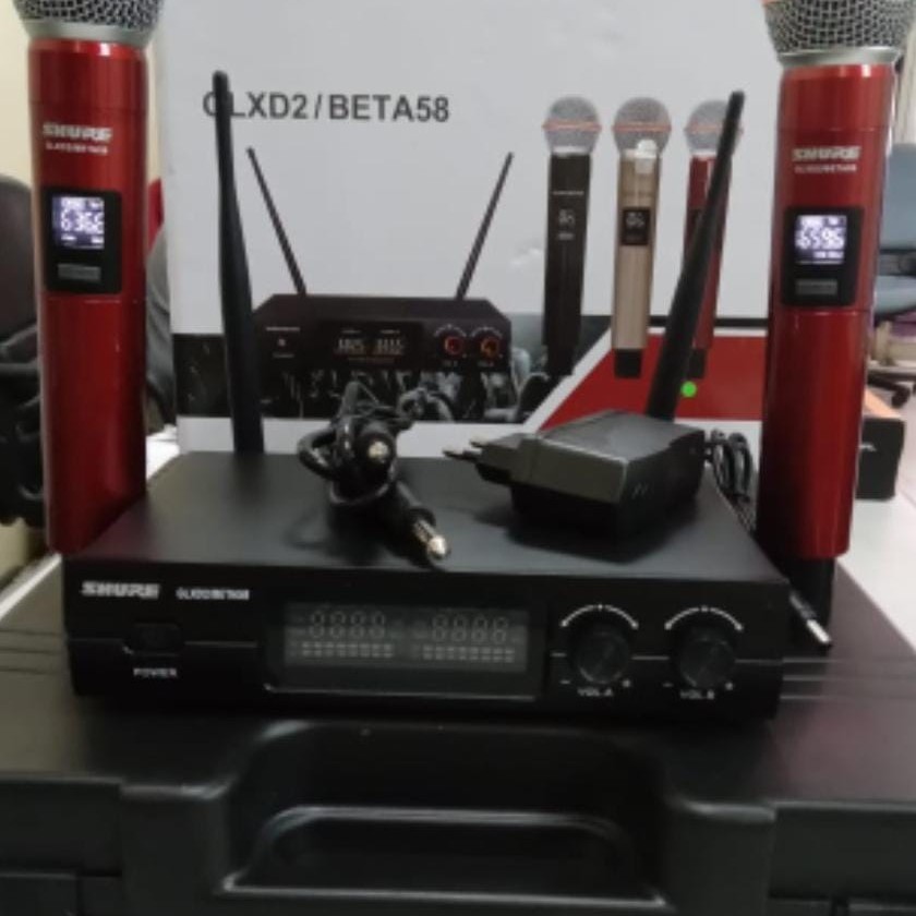 mic microphone wireless shure glx-d2 mik mikrofon shure glxd2 beta