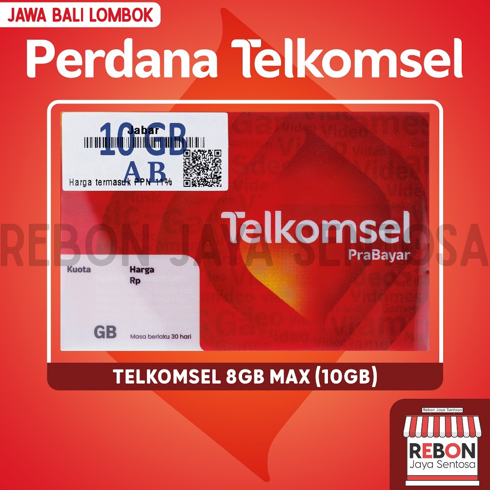 Hot Sale P Telkomsel 8Gb Max 1GB 9