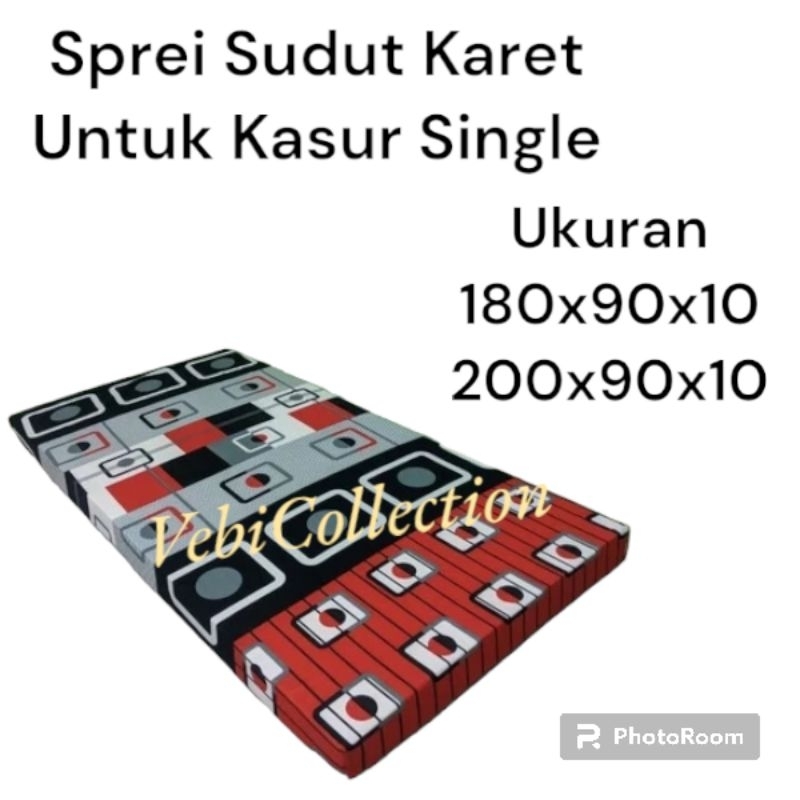 {Promo} Seprei Sudut Karet Untuk Kasur Single No 4 Kain Mikro Disperse Ukuran 180x90x10/200x90x10CM