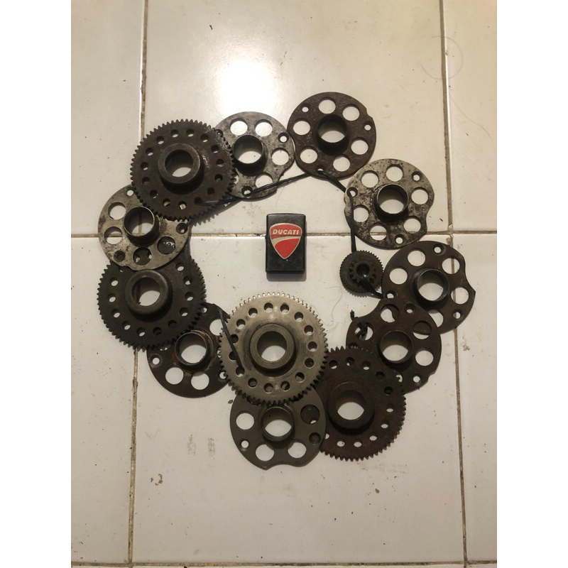 gigi penghantar besar dinamo stater fiz r original
