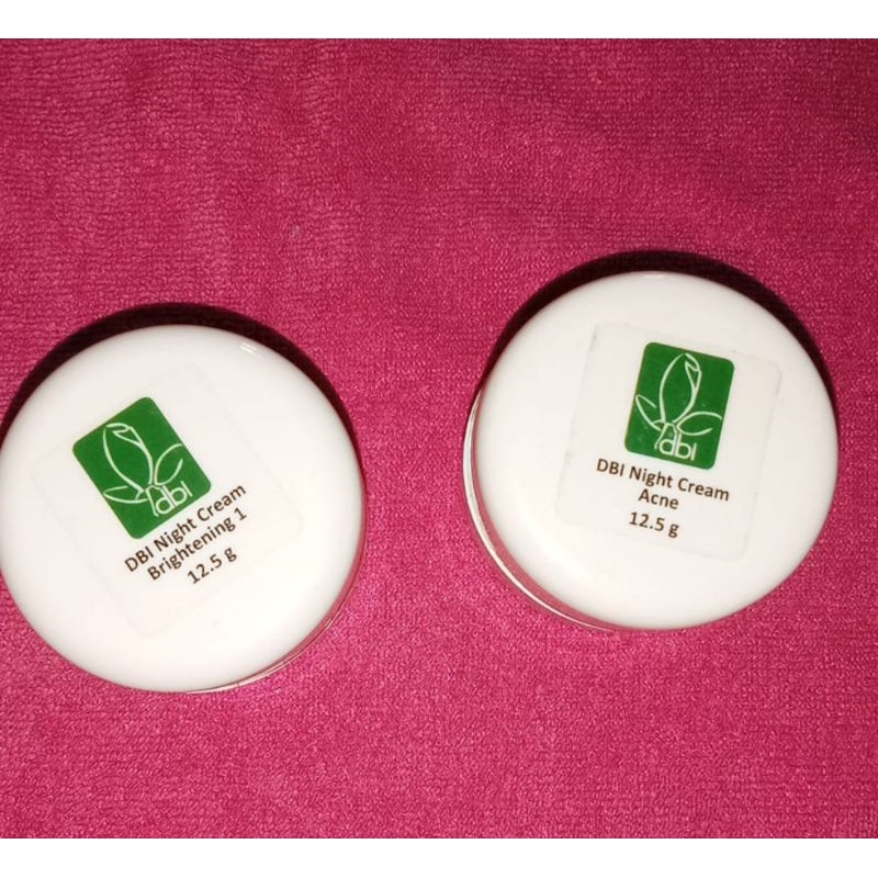 dbi night cream acne - dbi night brightening 1- dbi night brightening2