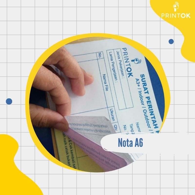 

Cetak Nota NCR / Kwitansi / Faktur Ukuran A6