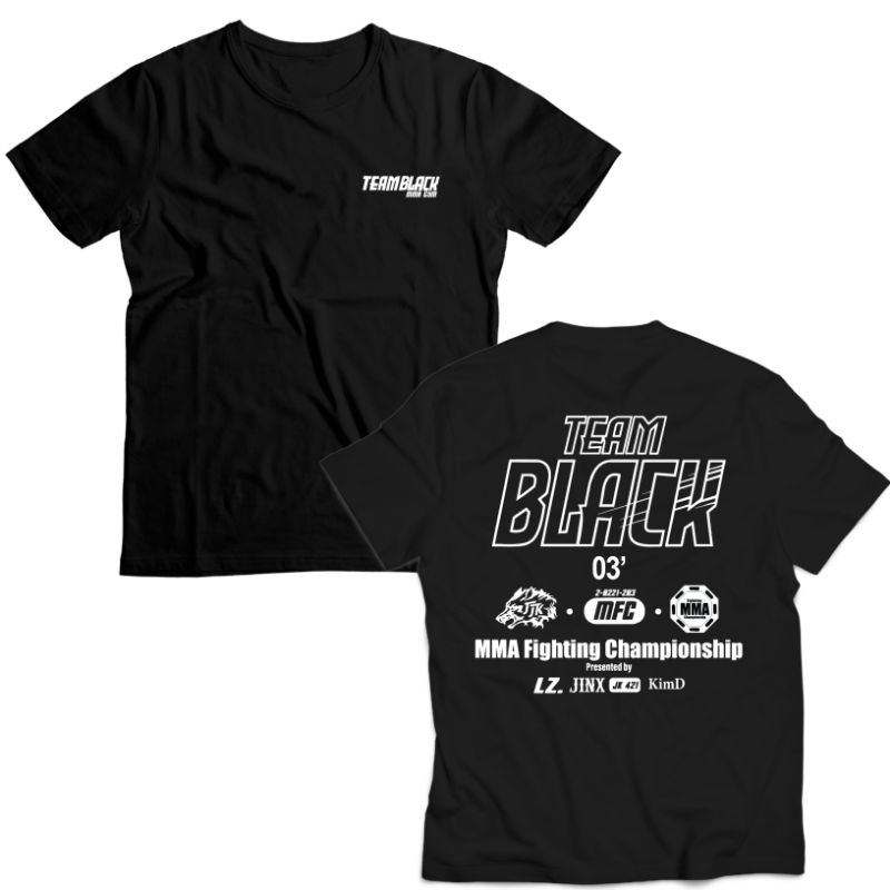 Tshirt Baju Kaos Team Black Jinx Outfit Joo Jaekhyung Manhwa Jinx