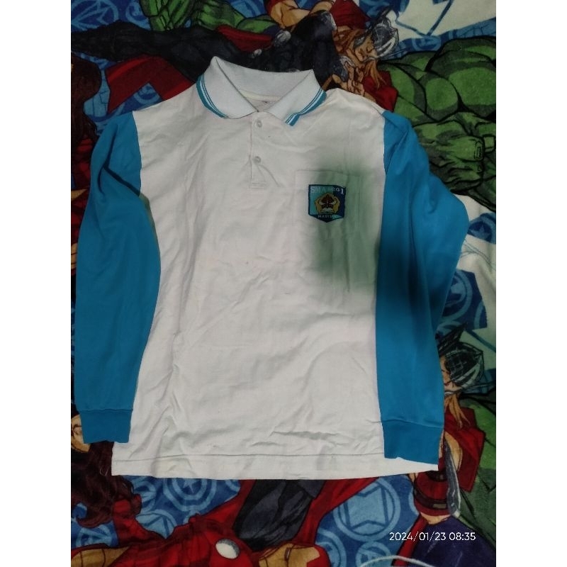 seragam olahraga SMA preloved cewek