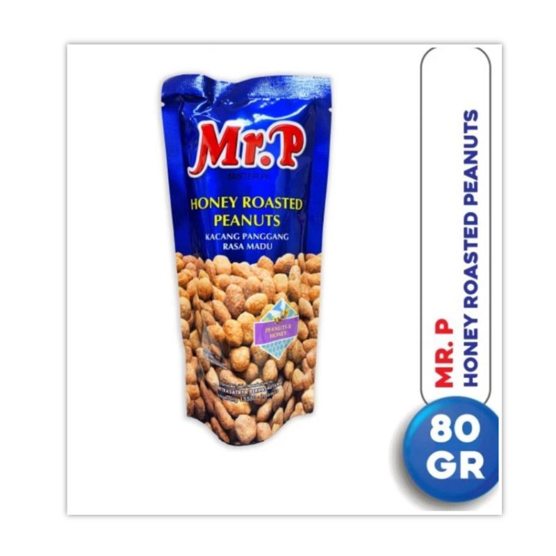 

Mr.p Honey Roasted Peanuts 80 gr Kacang Madu