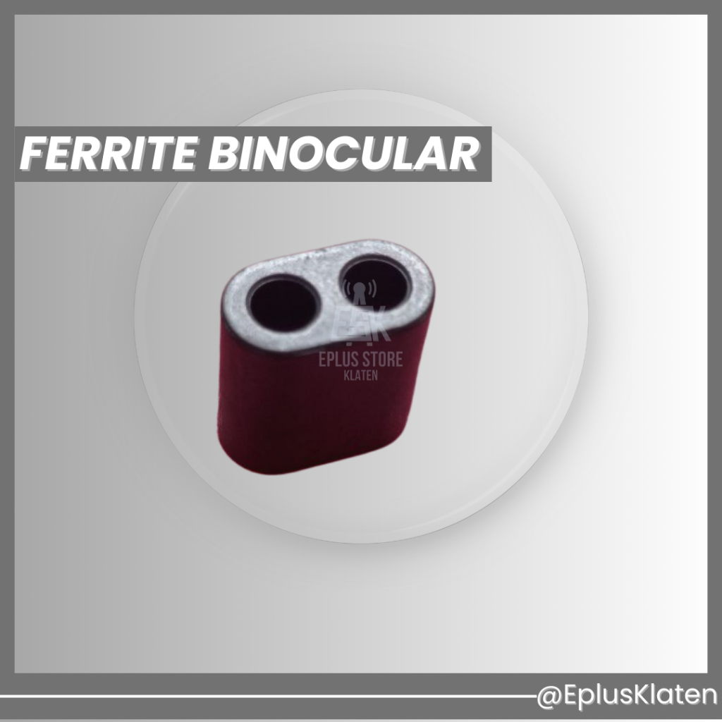 fm vhf ferit binocular hidung babi input ferrite feritte 2 lubang