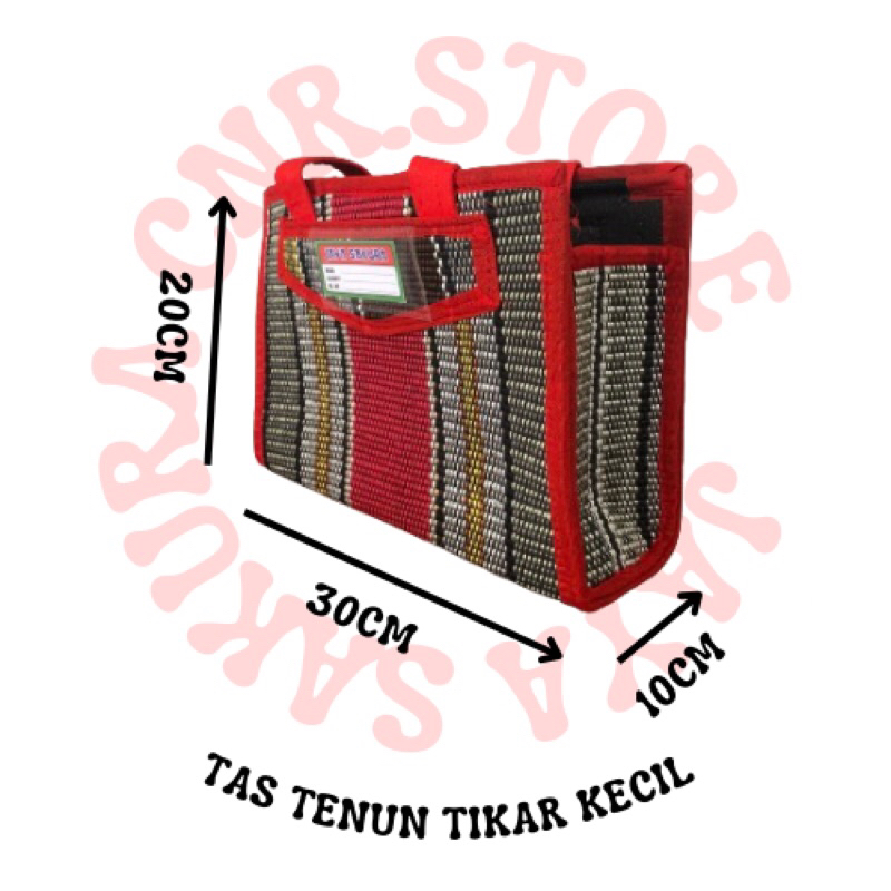 

JAYA SAKURA Tas Tenun Tikar Kecil / Tas Souvenir Uk. 30x20x10 Muat 3kg