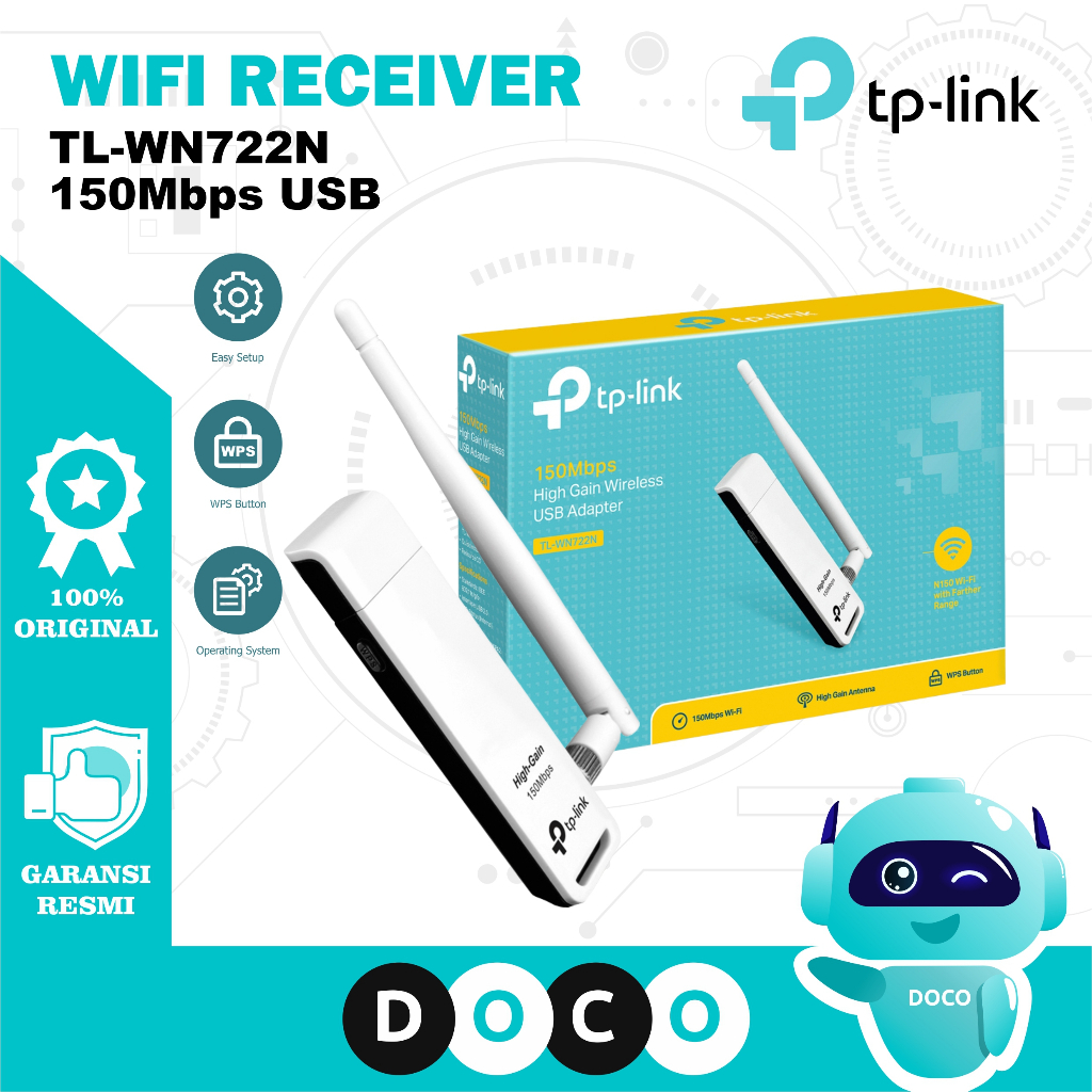TP-LINK Wifi Receiver TL-WN722N TL-WN725N USB Adapter Archer T2U T2U+ T2UB Wireless Wifi Adaptor