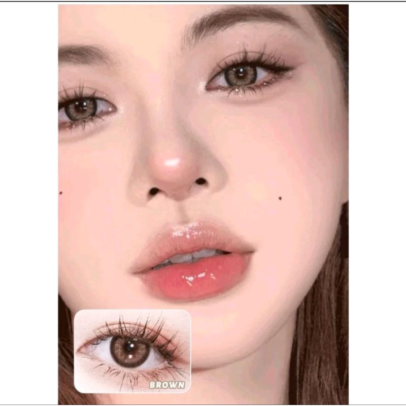 Softlens Brown | Softlens Natural Brown | Softlens Warna Coklat | Lensa Kontak Brown |
