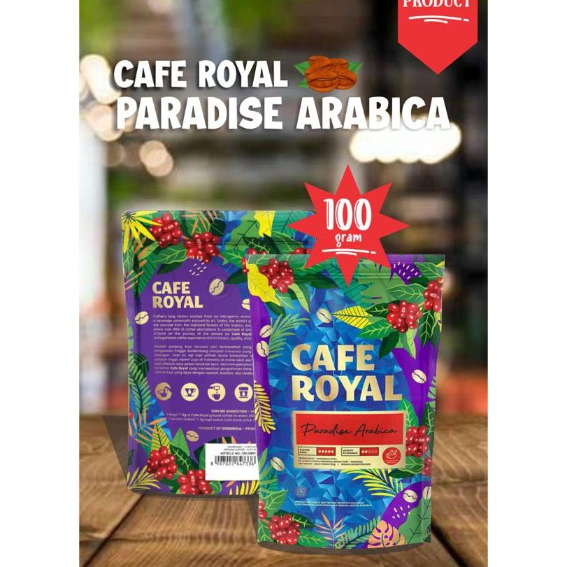 

CAFE ROYAL KOPI BUBUK KEMASAN 100GR