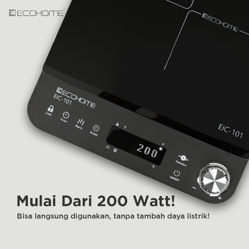 Induction Cooker EIC-101 Smart Kompor Induksi Listrik Low Watt