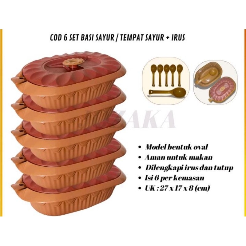 COD PRASMANAN BASI 6 PCS BONUS 6 CENTONG BASI PRASMANAN WARNA