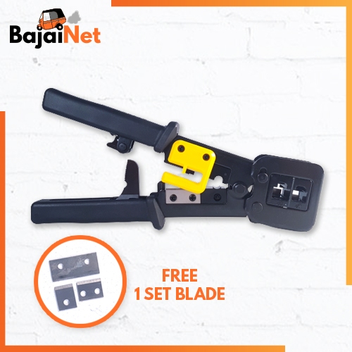 Tang Crimping ZimmLink Crimping Tool RJ45 RJ11 Pemotong Kabel