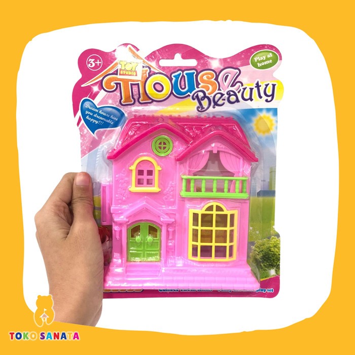 TOKOSANATA - Mainan Anak Mini House / Rumah Barbie Mini