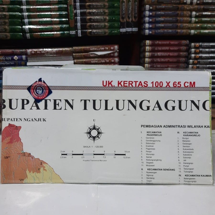 PETA KABUPATEN TULUNGAGUNG LIPAT