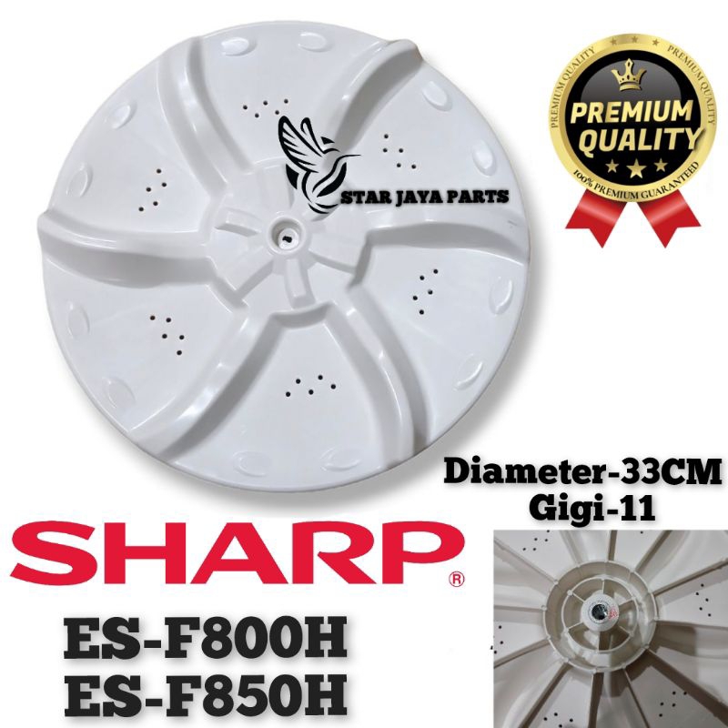 [ES-F800H] Pulsator Baling Baling Kipas Mesin Cuci Sharp 1 Tabung ES-F800H QUALITY