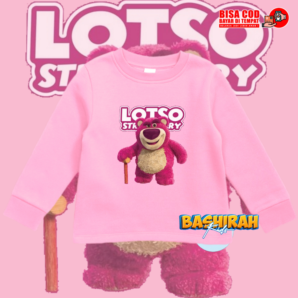 KAOS ANAK LOTSO TOY STORY BAJU ANAK LENGAN PANJANG LOTSO