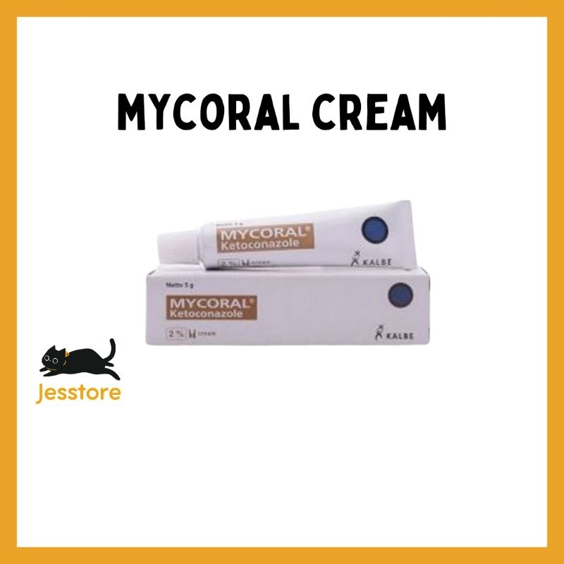 MYCORAL CREAM 5 GRAM (UNTUK JAMUR, KADAS, PANU)