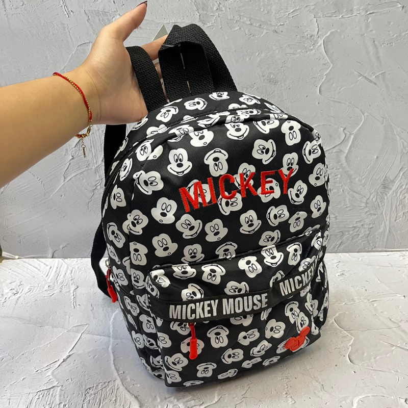 Tas Ransel Anak ZR121175 Mickey Mouse / ZARA Kids Backpack Disney Mickey Mouse Premium Canvas / Tas 
