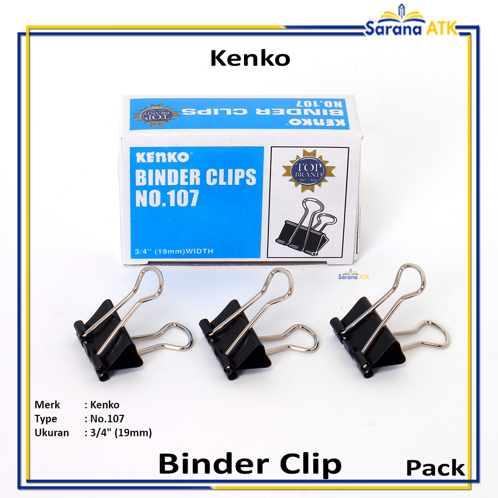 

Kenko – Binder Clip No.107 – Pack