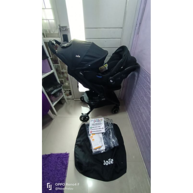 stroller joie pact travel system 1 set stroller dan carseat