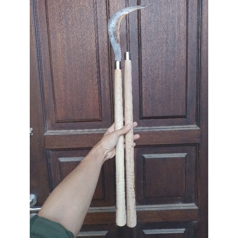 gagang sabit panjang 50 cm. /gagang arit getel