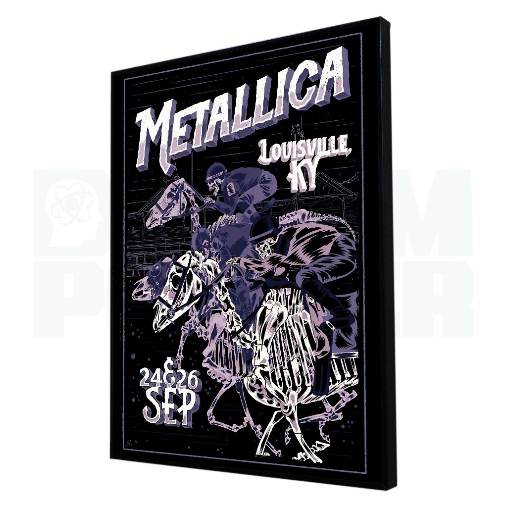 Poster Band Frameblock Ukuran A3 30x40 cm | Poster Konser Metallica v5