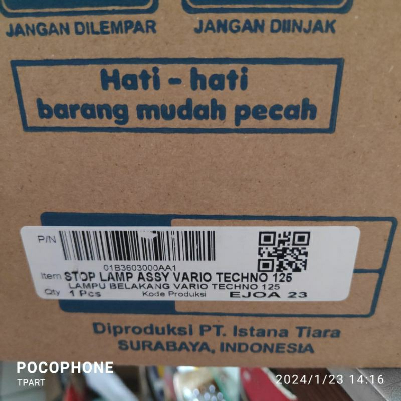 lampu belakang vario 125