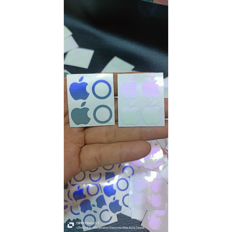 

sticker iphone Apple bahan premium