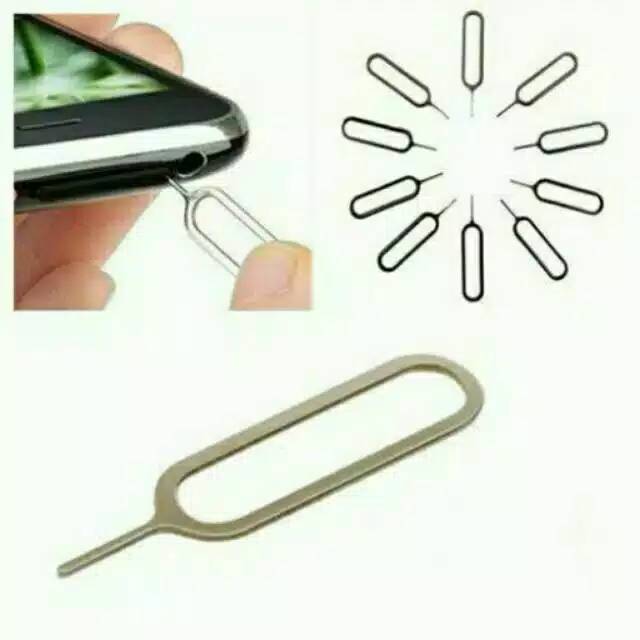 Pin Tusukan Sim Card Jarum Colokan Tusuk Pembuka Kartu Hp Pembuka Sim Card Memory Card Ejector Handphone Tablet Android Iphone-1