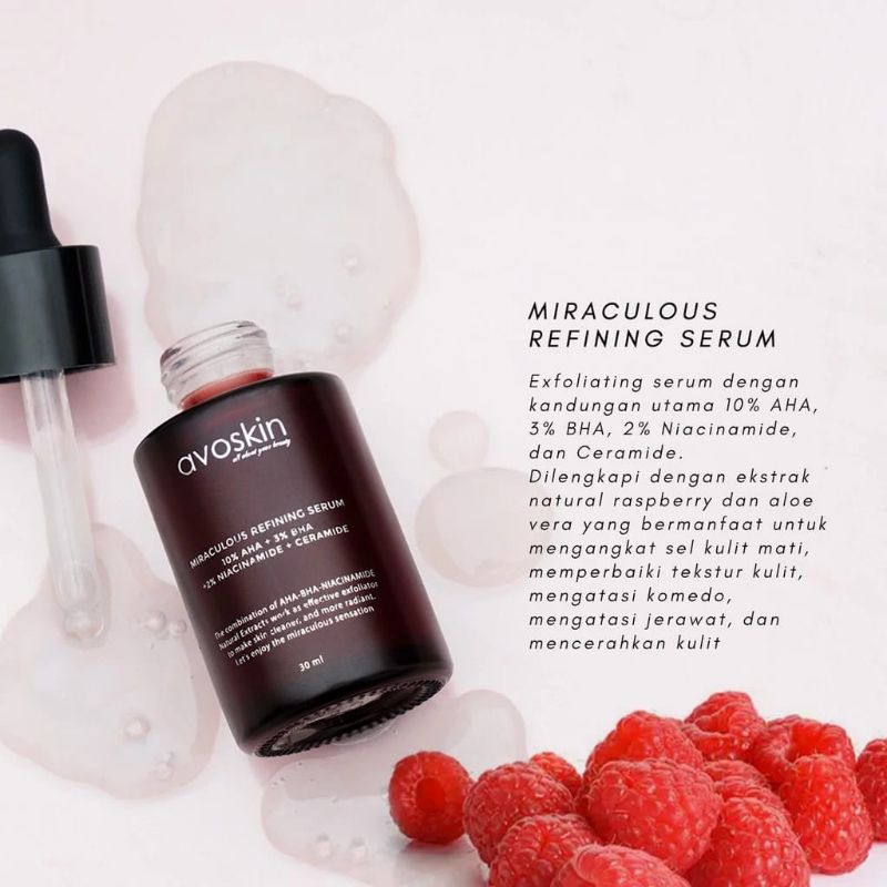 avoskin muracolus refining serum / paket combo miracolus