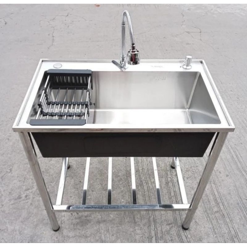 Bak cuci piring / kitchen sink / wastafel portable jumbo 1 lubang 8050