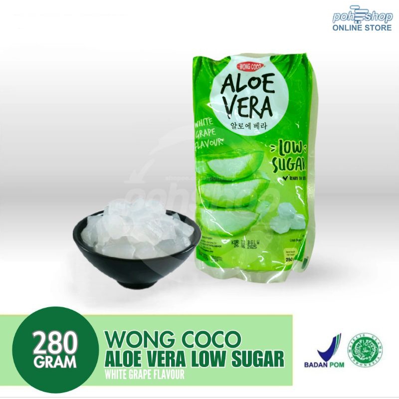 

[Wong Coco] Aloe Vera White Grape Flavour 280gr