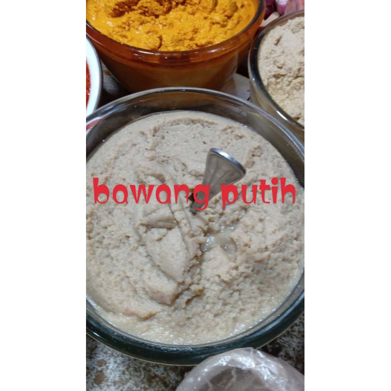 

cabe rawit giling dan bungbu giling