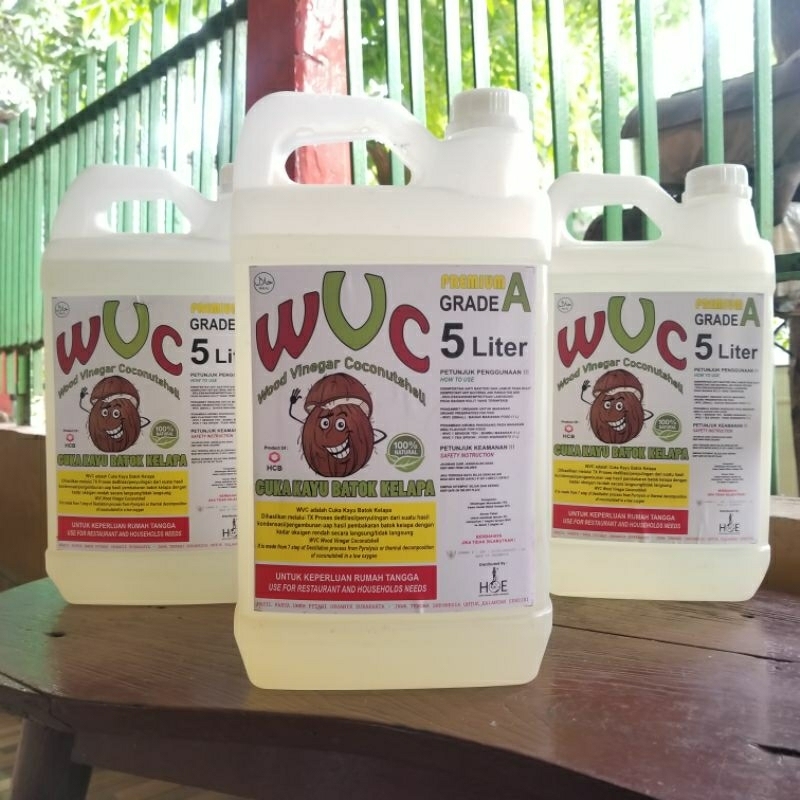 

Cuka kayu batok kelapa 5 liter food grade A premium