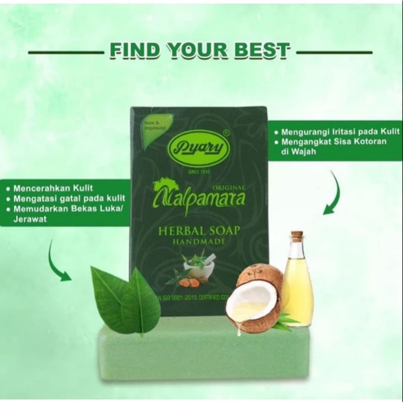 PYARY NALPAMARA SABUN MANDI HANDMADE 75gr viral Tiktok kasiatnya LUARBIASA