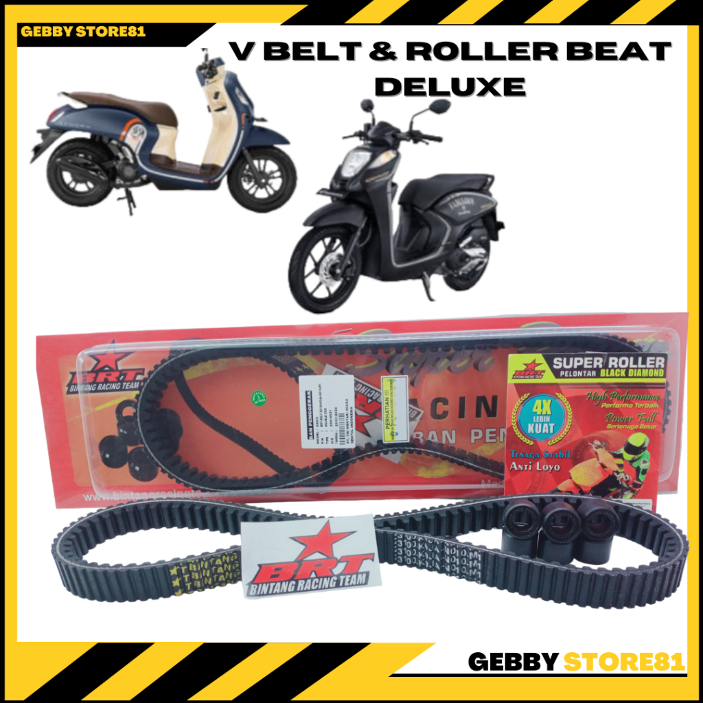 V BELT BRT BEAT DELUXE VANBEL BRT GENIO SCOOPY STYLISH GENIO  BEAT 2020 -2021 BEAT STREET LED  LOLER