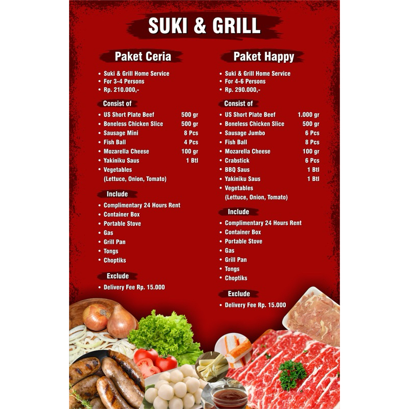 

Paket Grill Home Service Ada 3 Pilihan Paket yang sangat OK