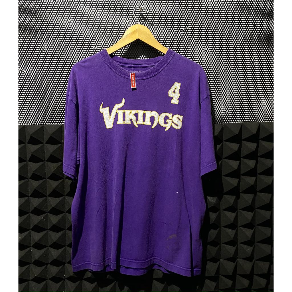 Kaos reebok jersey NFL Vikings favre 4 second