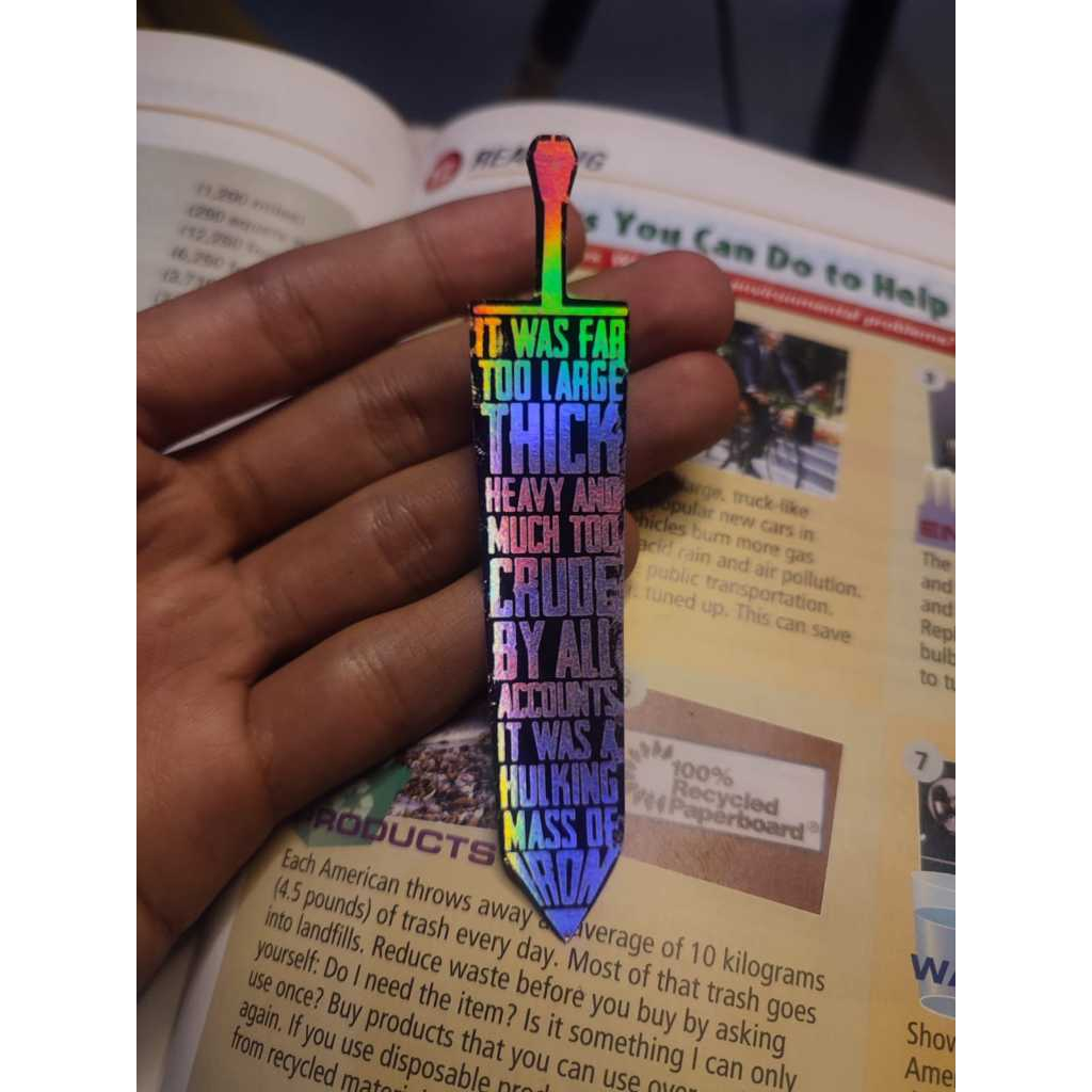 

Sticker Pedang Anime Berserk Hologram