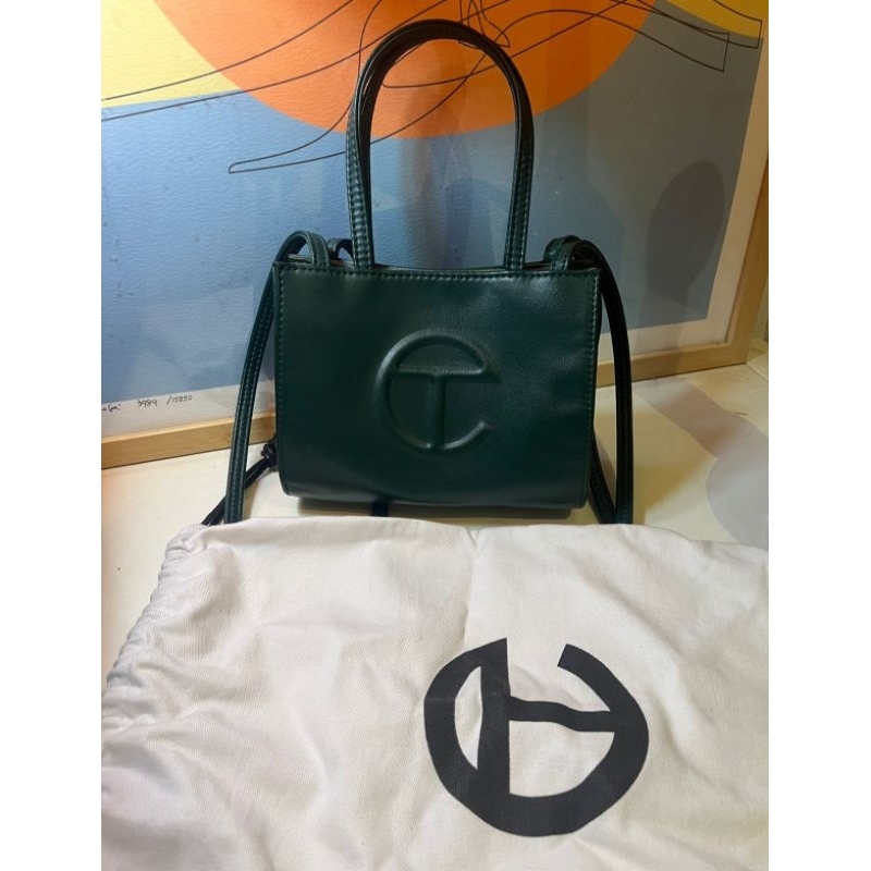 TELFAR SMALL SHOPPING BAG | DARK OLIVE