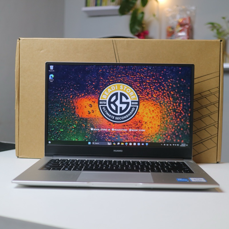 (READY) Huawei Matebook D14 Fullset i3 Gen 11 Silver Laptop Ultrabook