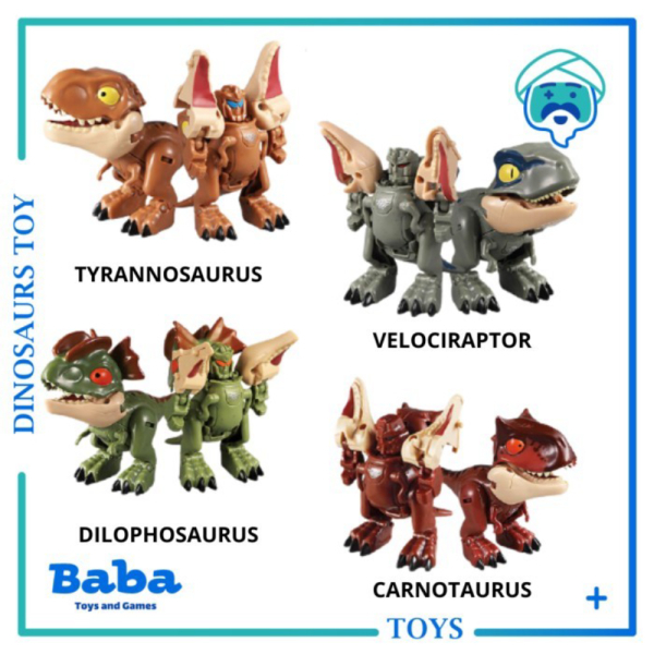 

Diskon - Figure Transformasi Unik Mainan Robot Anak Murah Tyrannosaurus Dinosaurus Deformation