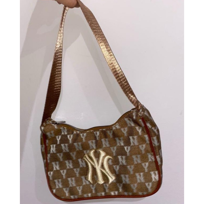 MLB Jacquard Hobo Monogram Bag