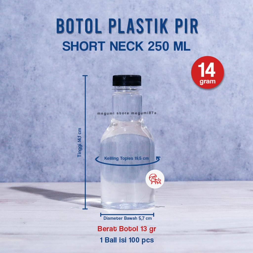 botol pir 250ml // botol plastik // botol plastik 250ml / Botol Kopi